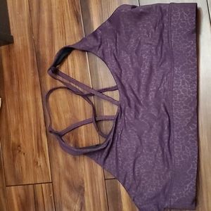 Zyia plum pebble bra XXL fits like xl. Brand new never worn, only tried on
